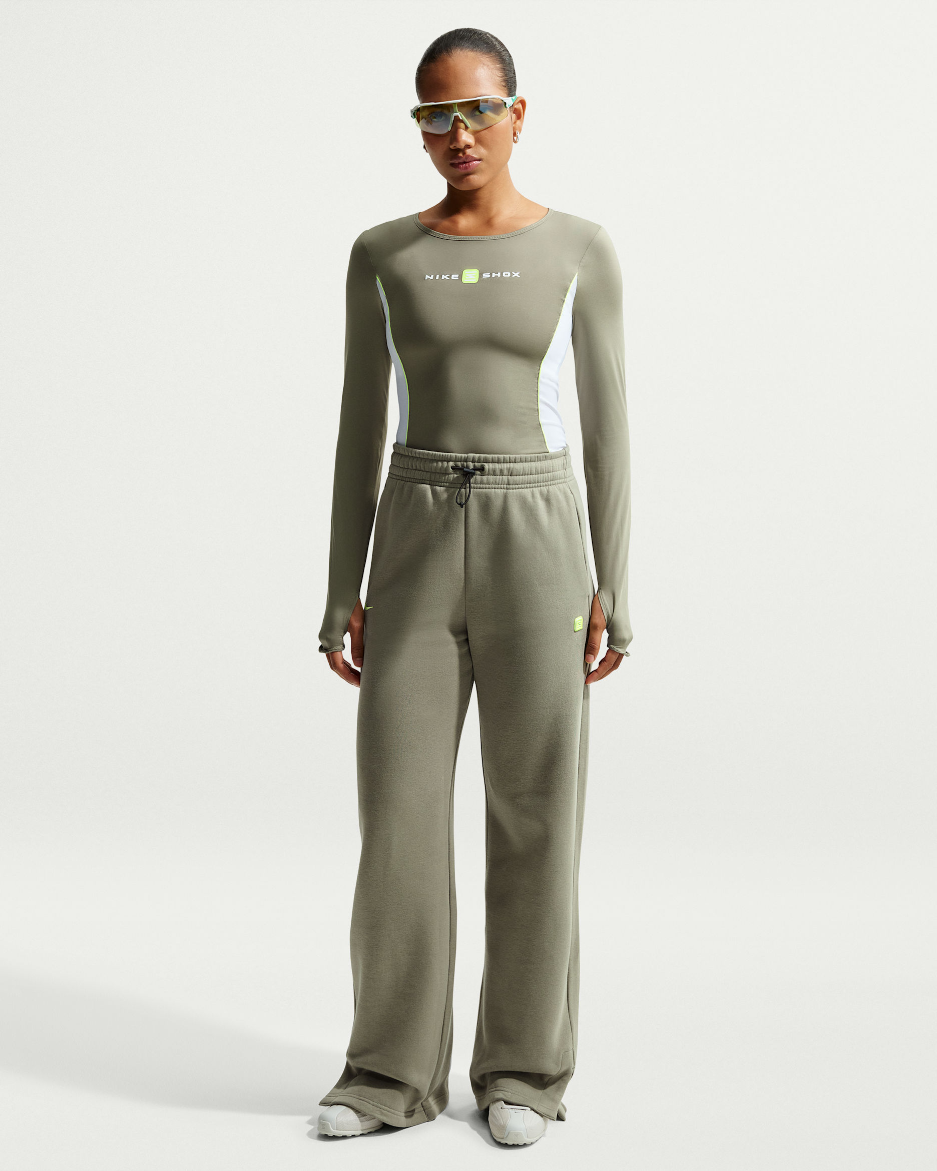 PHOENIX - TOTTORI JOHOKU スウェット Nike Sportswear Phoenix Fleece Shox Women's High-Waisted Trousers
